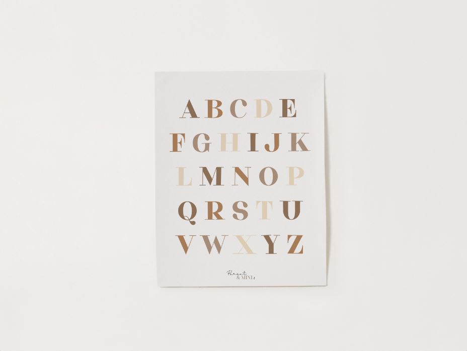 Affiche - L'alphabet