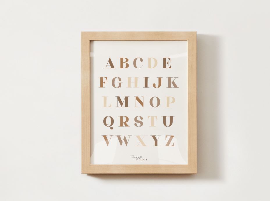 Affiche - L'alphabet