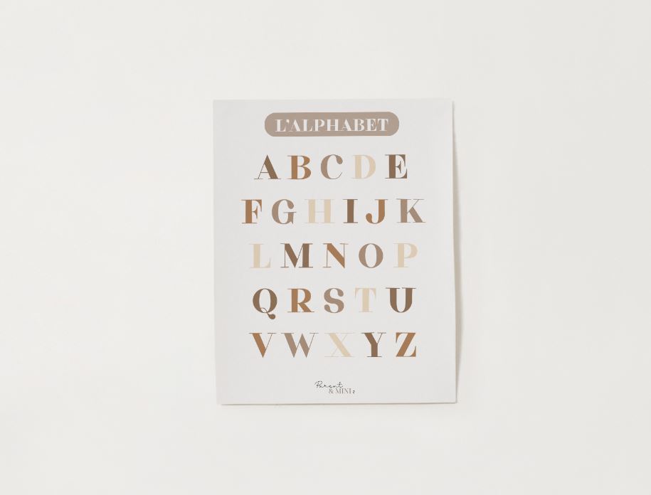 Affiche - L'alphabet