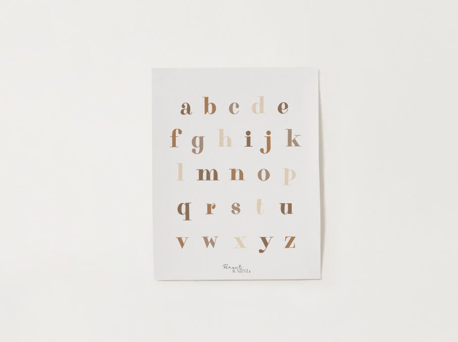 Affiche - L'alphabet