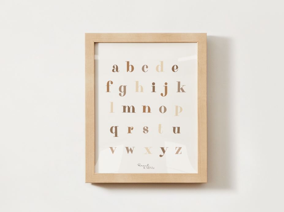 Affiche - L'alphabet