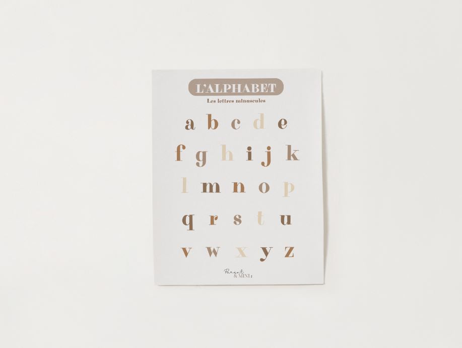 Affiche - L'alphabet