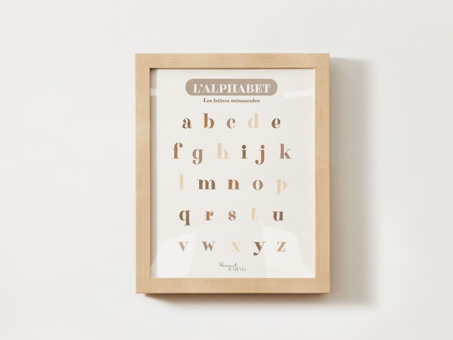 Affiche - L'alphabet