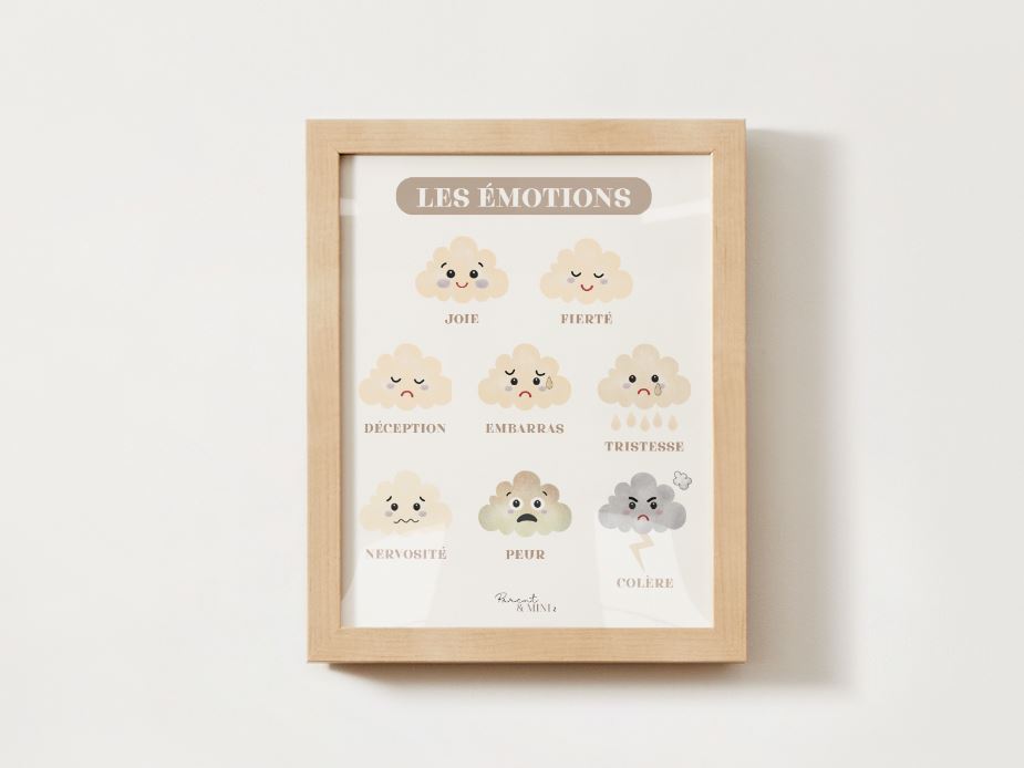 Affiche - Les émotions