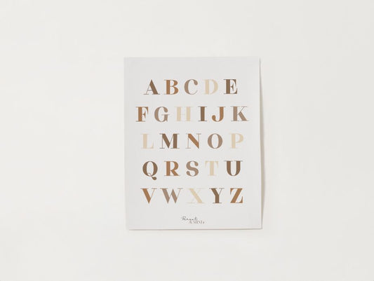 Affiche - L'alphabet
