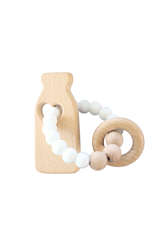 Hochet de dentition - Bouteille de lait