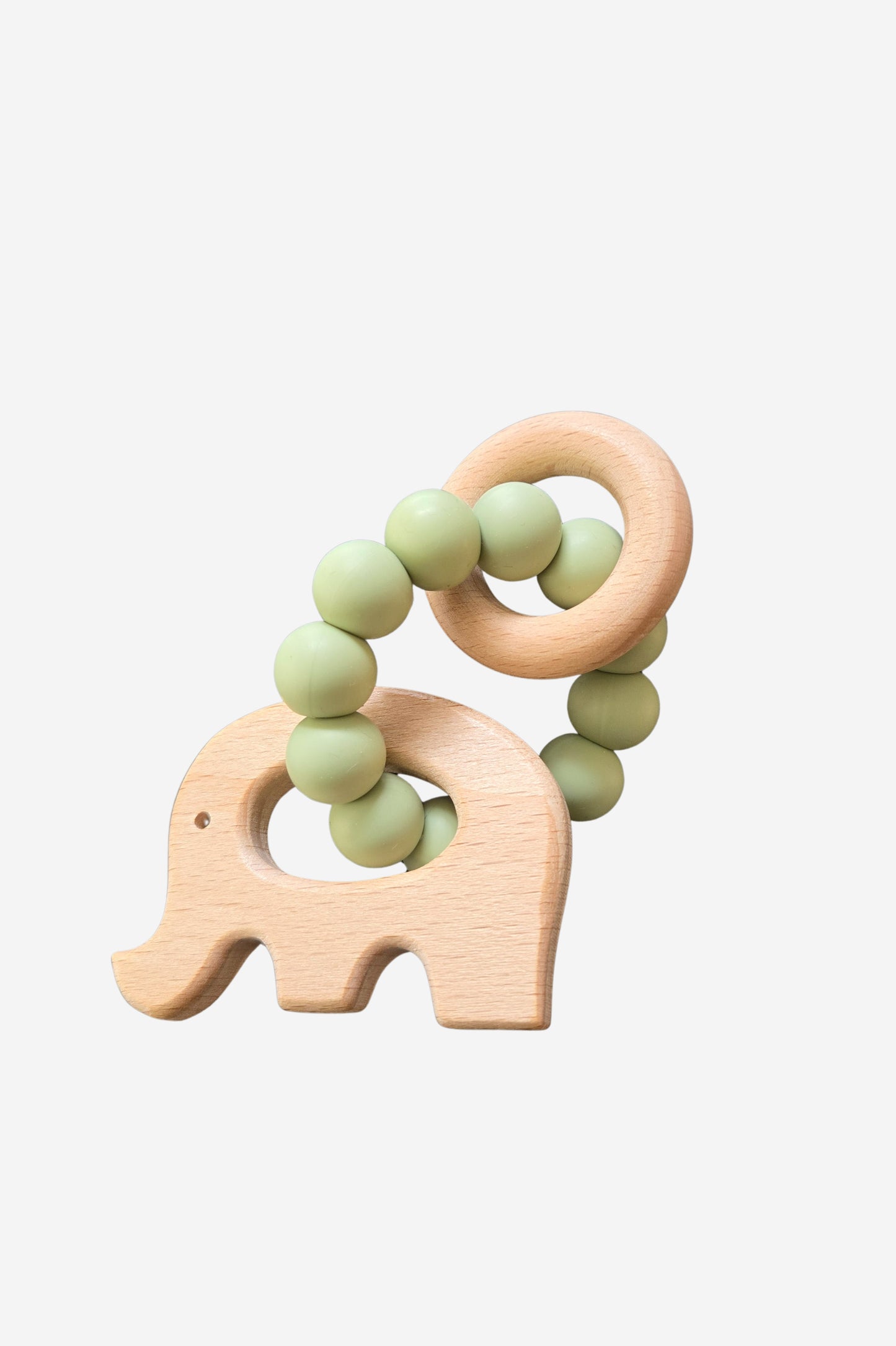 Hochet de dentition NOAH avec éléphant