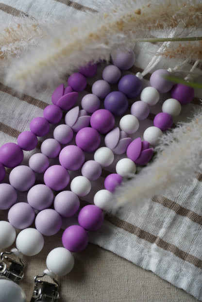 Collection LAVANDE - Attache-suce Tulipe - Lilas